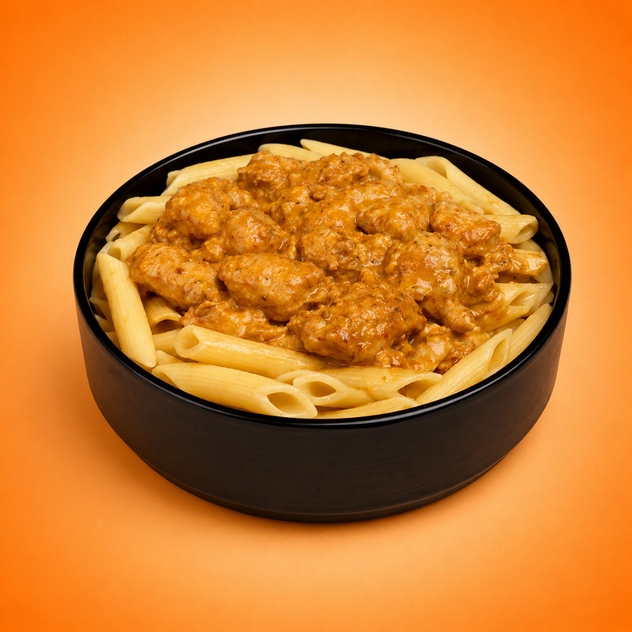 Vegan Acı Köri̇ & Mantar Soslu Kremalı Makarna