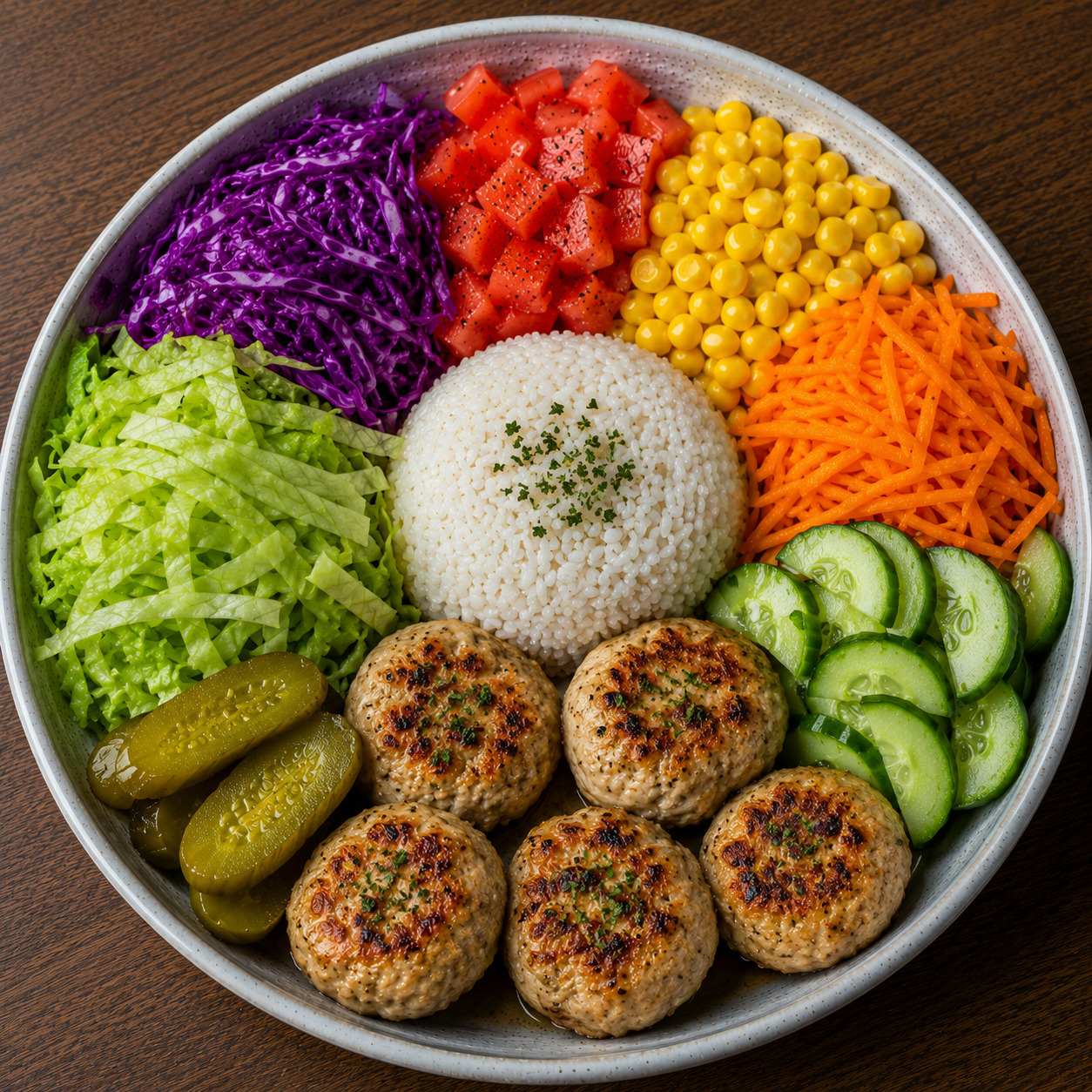 Tavuk Köfte Bowl