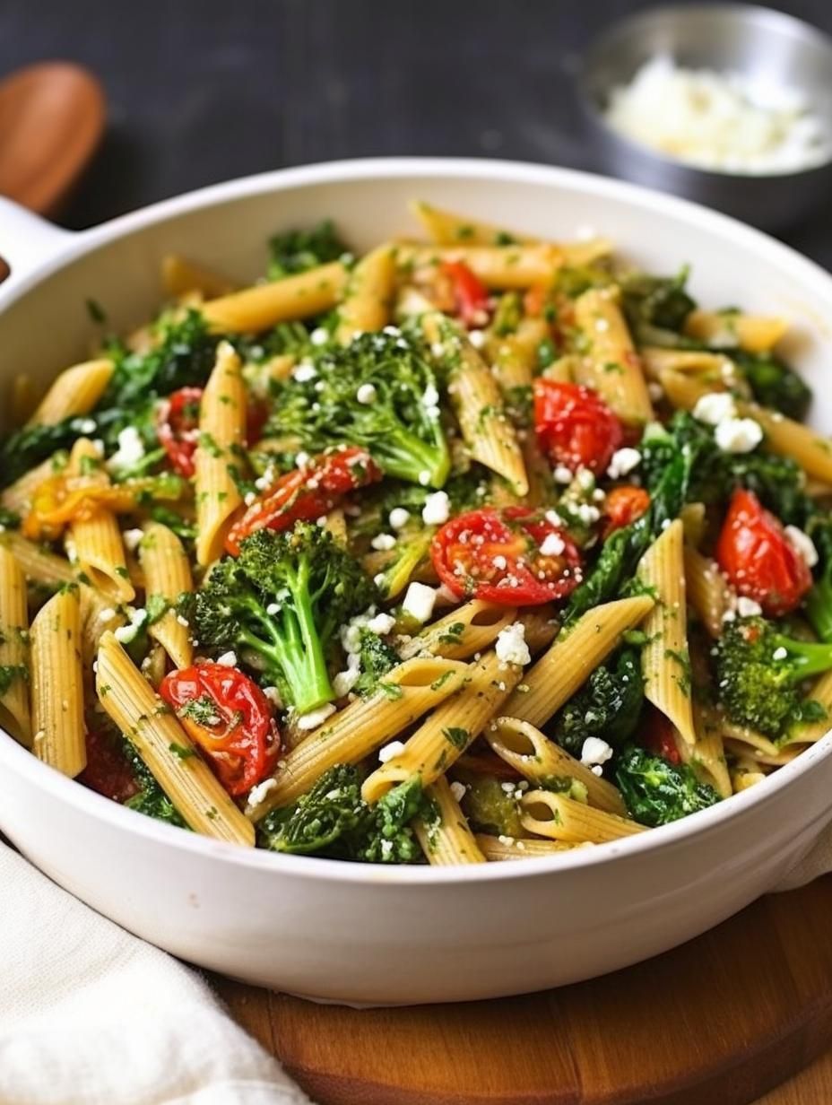 Domatesli Sebzeli Tavuklu Penne