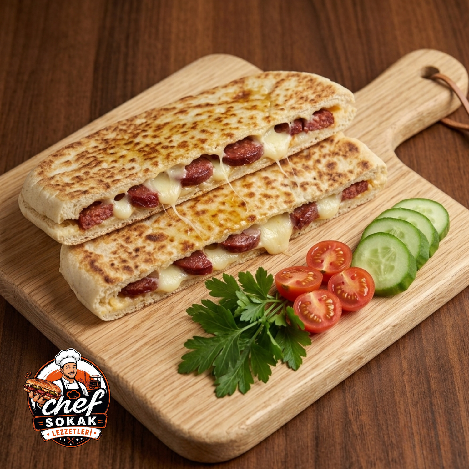 Chef Sucuk & Kaşar Tost Bol Malzemeli