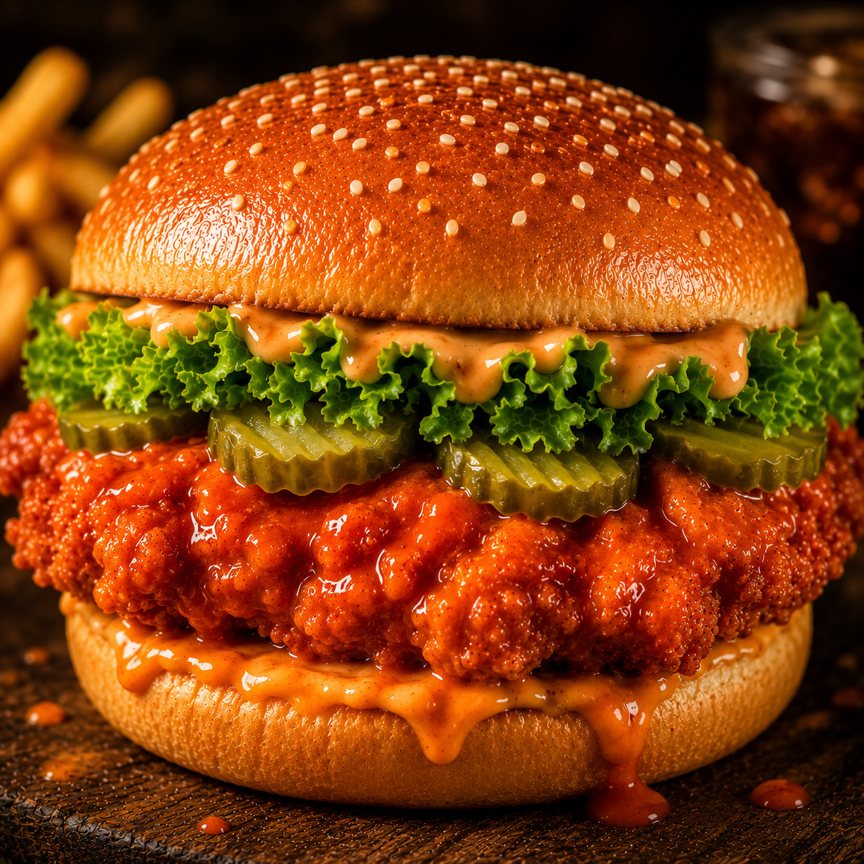 Buffalo Chicken Burger