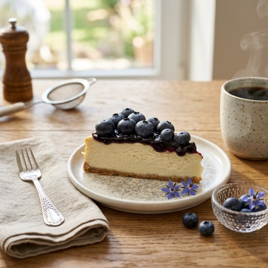 Yaban Mersinli Cheesecake