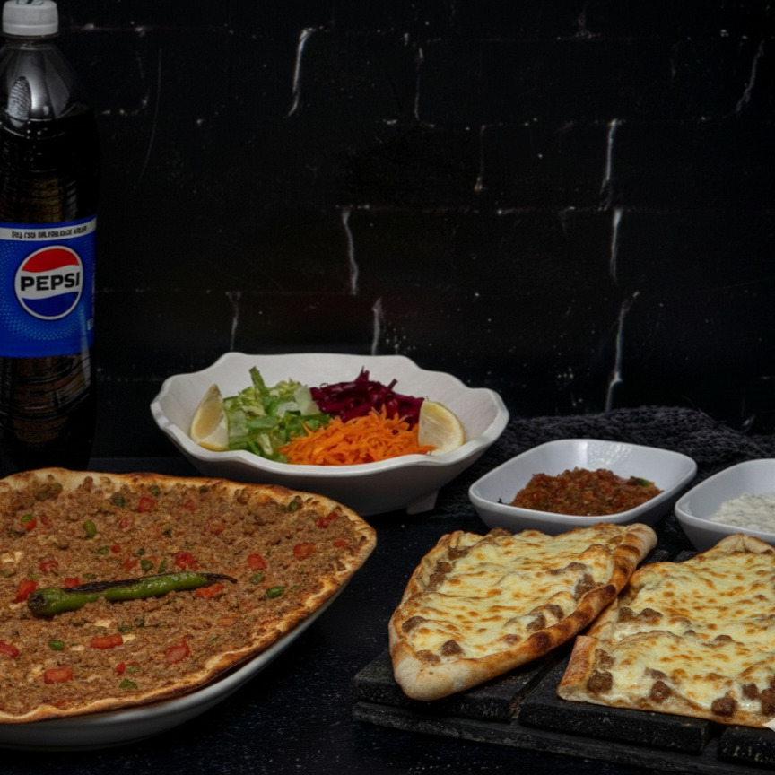 Bıçakarası & Kuşbaşı Kaşarlı Pide Menü