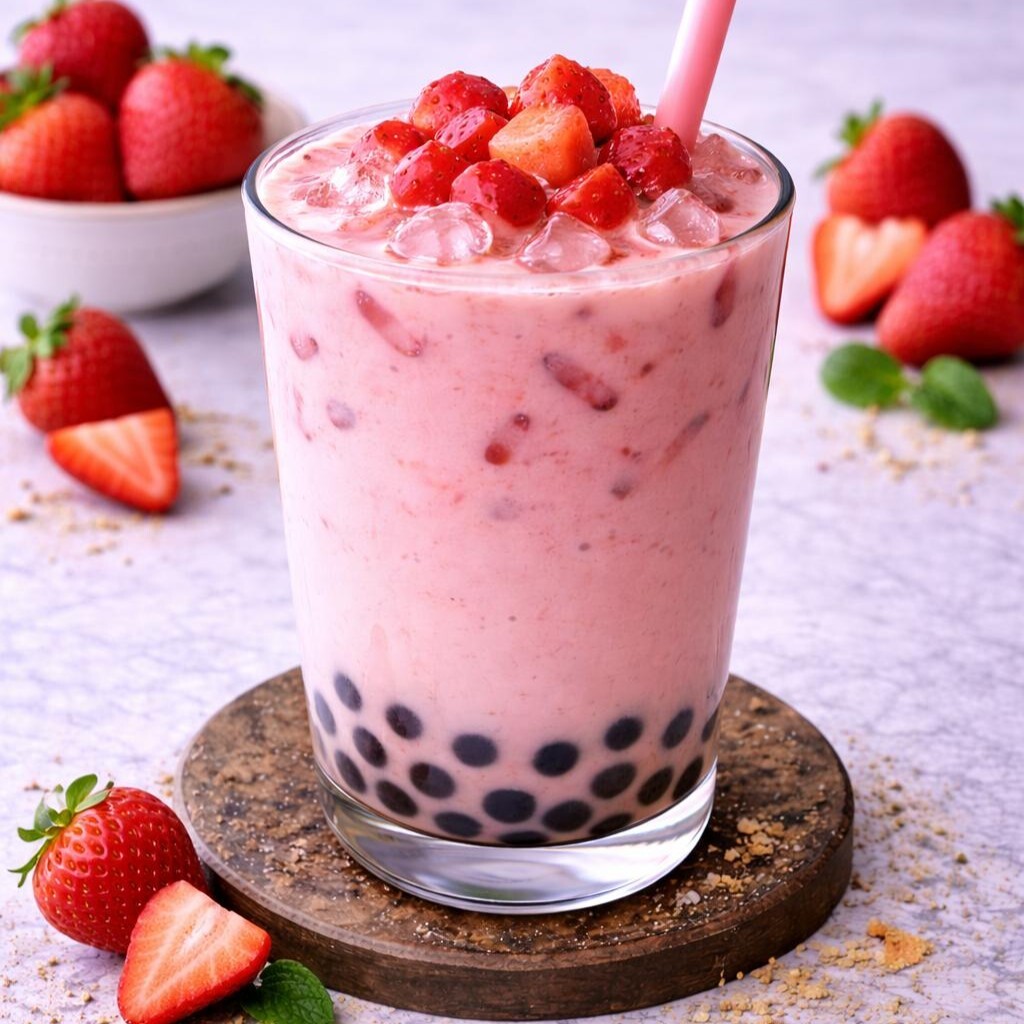 Strawberry Bubble Tea
