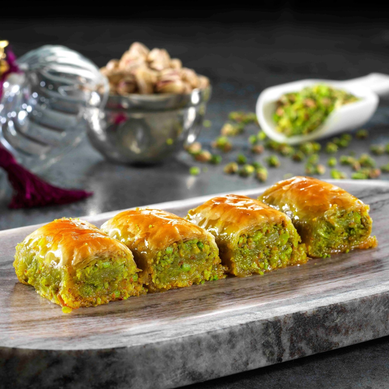 Fıstıklı Bohça Baklava (500 Gr.)