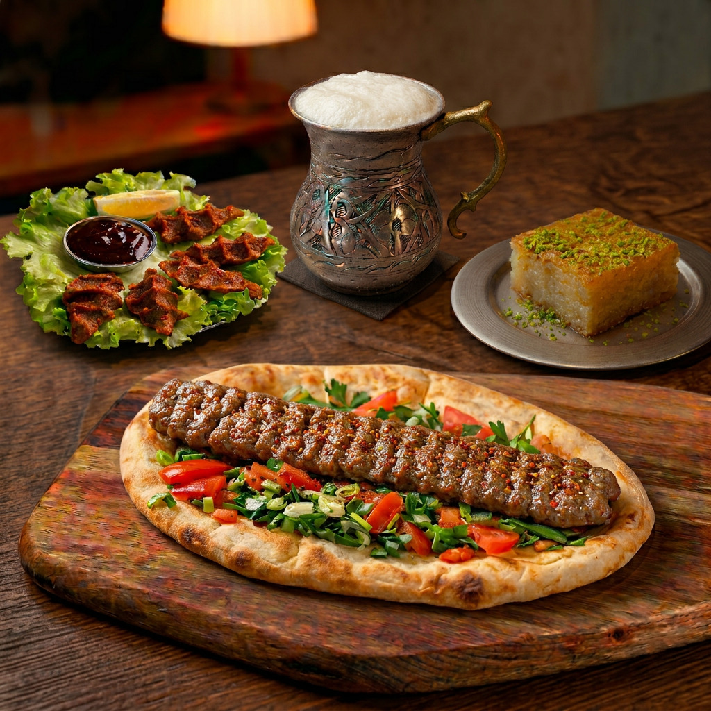 Zırh Urfa Menü 120 gr | Çiğ Köfte + Ayran + Revani