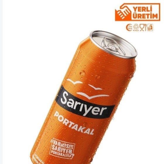 Sarıyer Teneke Portakallı Gazoz 330 ML