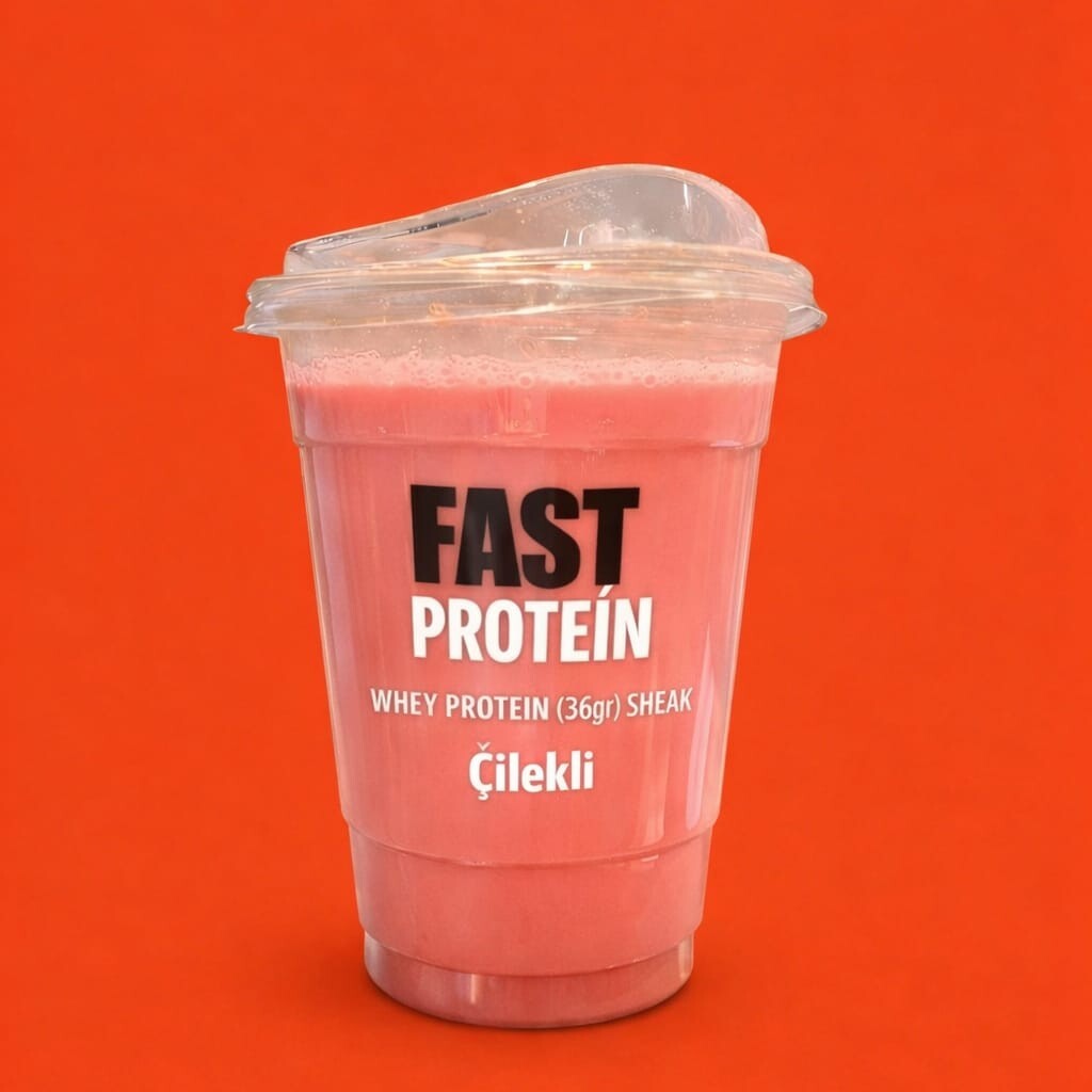 Fast Çilekli Protein Shake