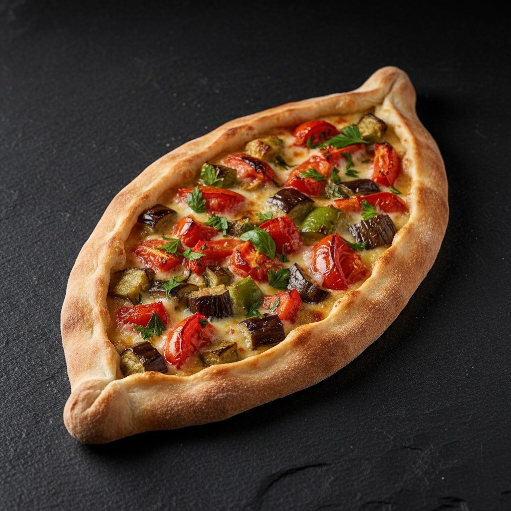 Sebzeli Kaşarlı Pide