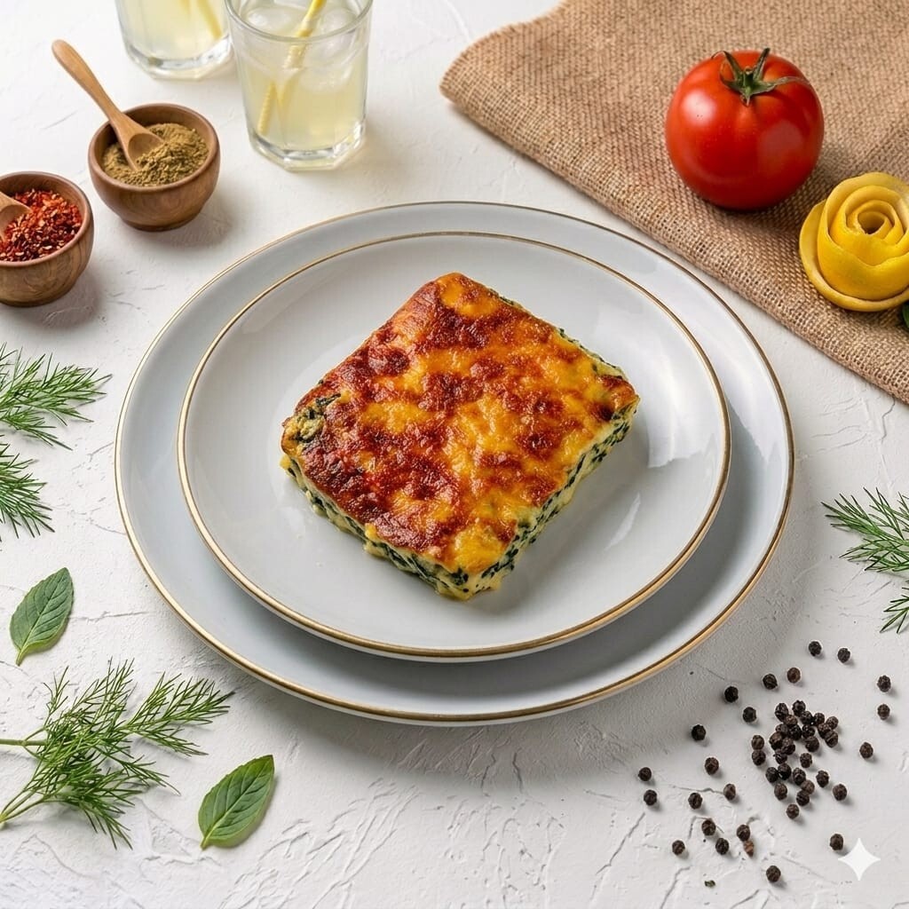 Patatesli Ispanaklı Graten