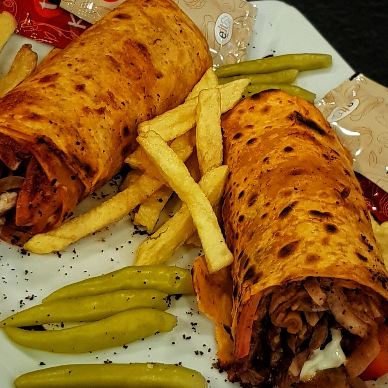 Hatay Usulü Tavuk Döner Dürüm