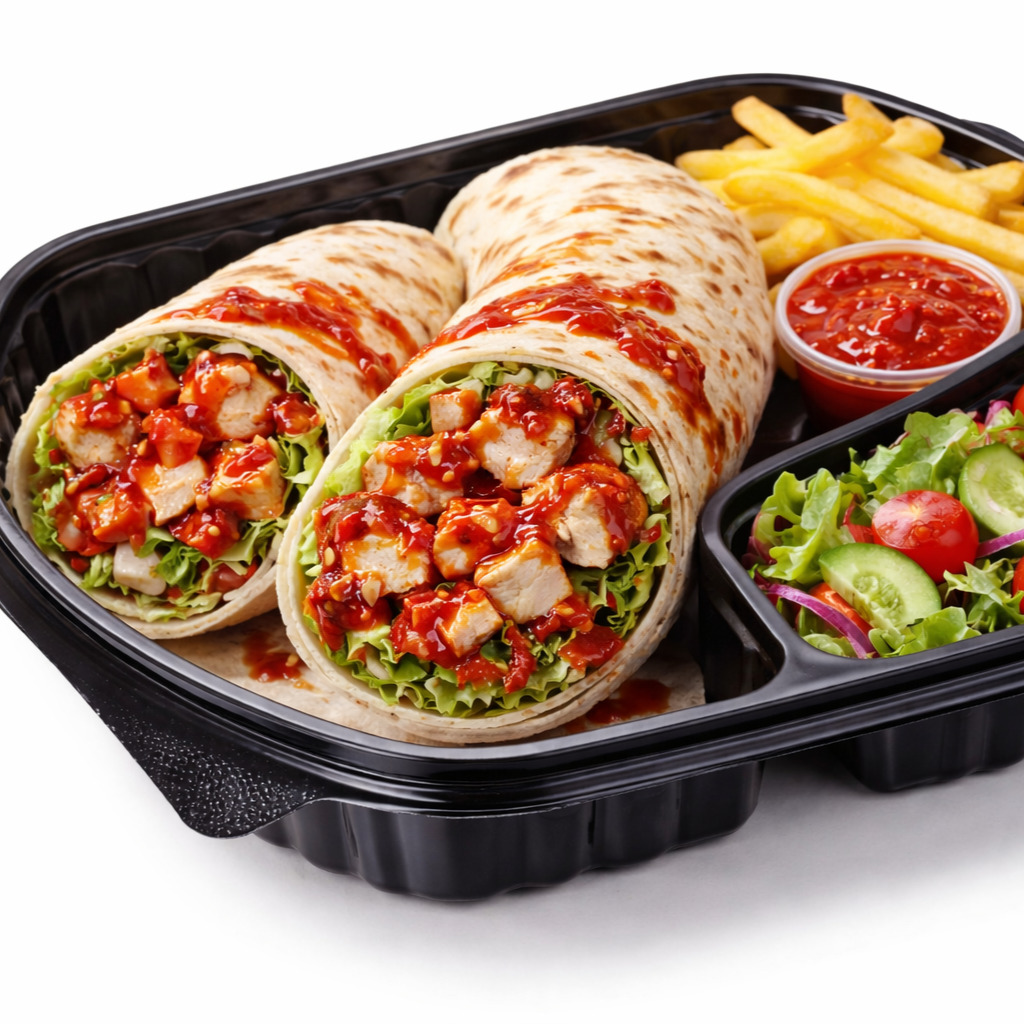 Meksikan Soslu Izgara Tavuk Wrap