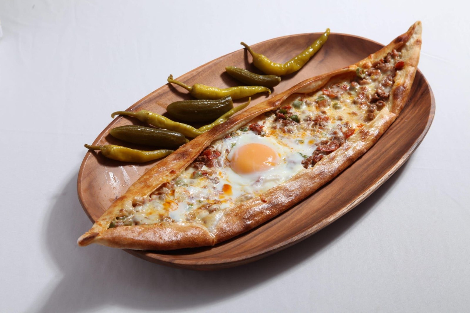 Kıymalı Kaşarlı Pide (Açık)
