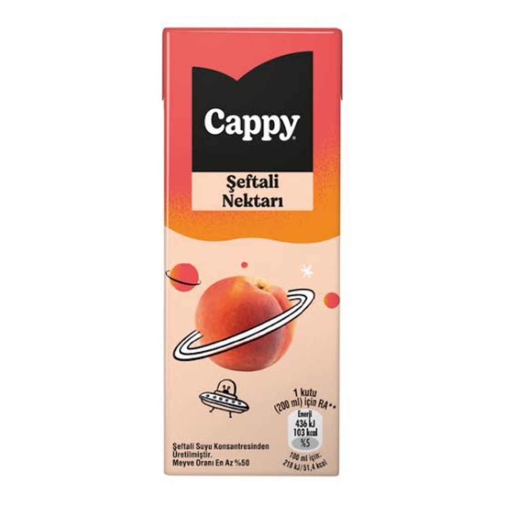 CAPPY ŞEFTALİ (200 ML.)