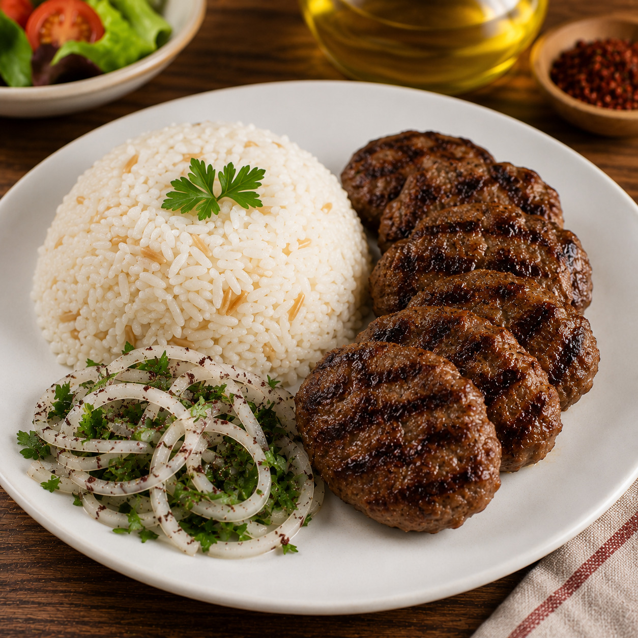 Izgara Köfte & Pirinç Pilavı (300gr)