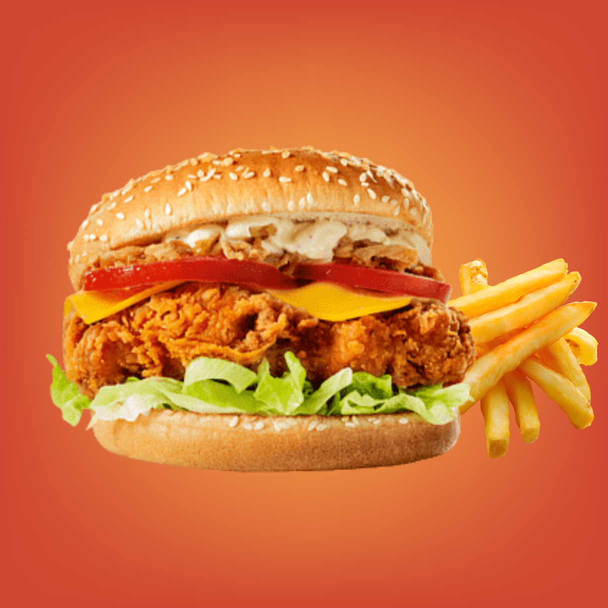 BBQ Çıtır Tavuk Burger