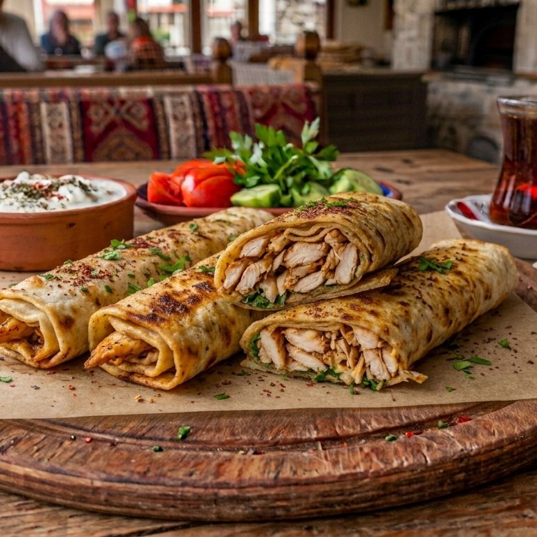 Soslanmış Tavuklu Sıkma