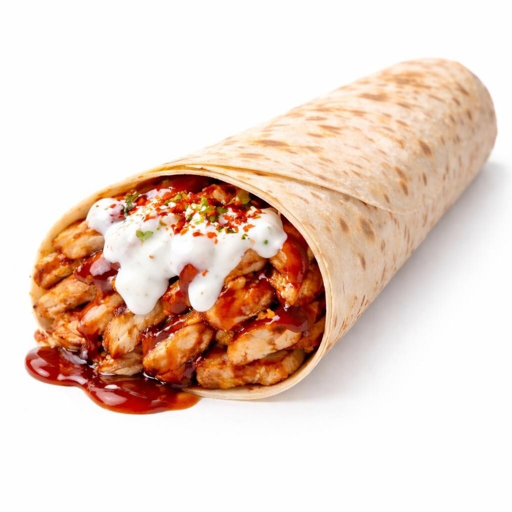 Özel Sarımsak Soslu Tavuk Döner Dürüm