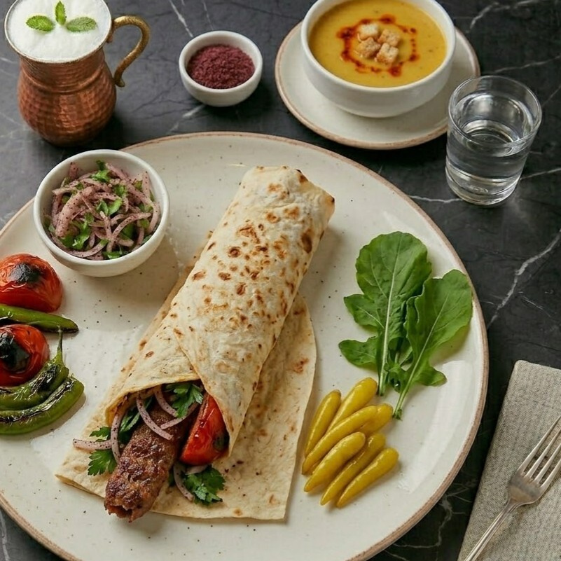 Adana Dürüm+Çorba+Ayran