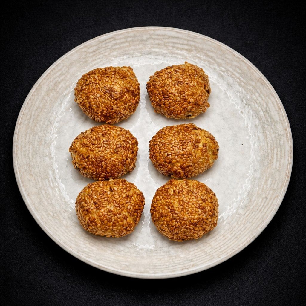 Susamlı Top Tuzlu Kurabiye (500 gr.)