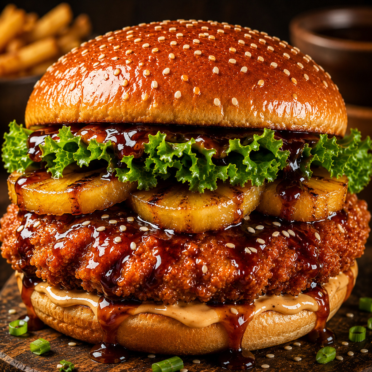 Teriyaki Chicken Burger