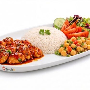 Barbekü Soslu Tavuk Pilav
