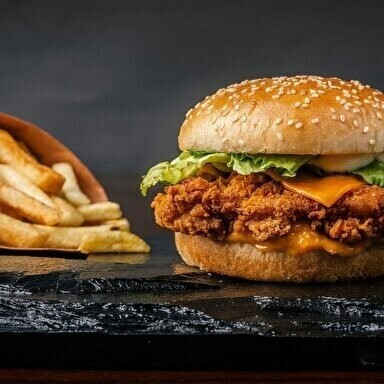 CAJUN BURGER + PEPSİ (33 cl.)