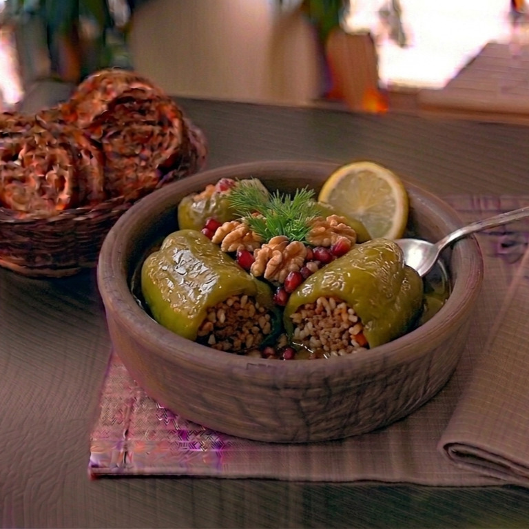 Zeytinyağlı Biber Dolma