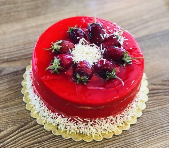 Çilekli pasta (no:2)(10-12 kişilik