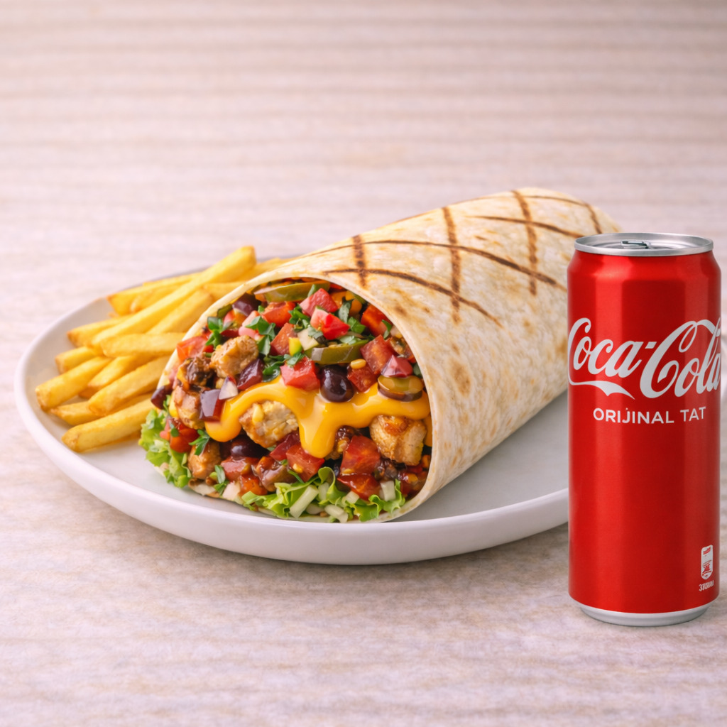 Chicken Wrap Menü