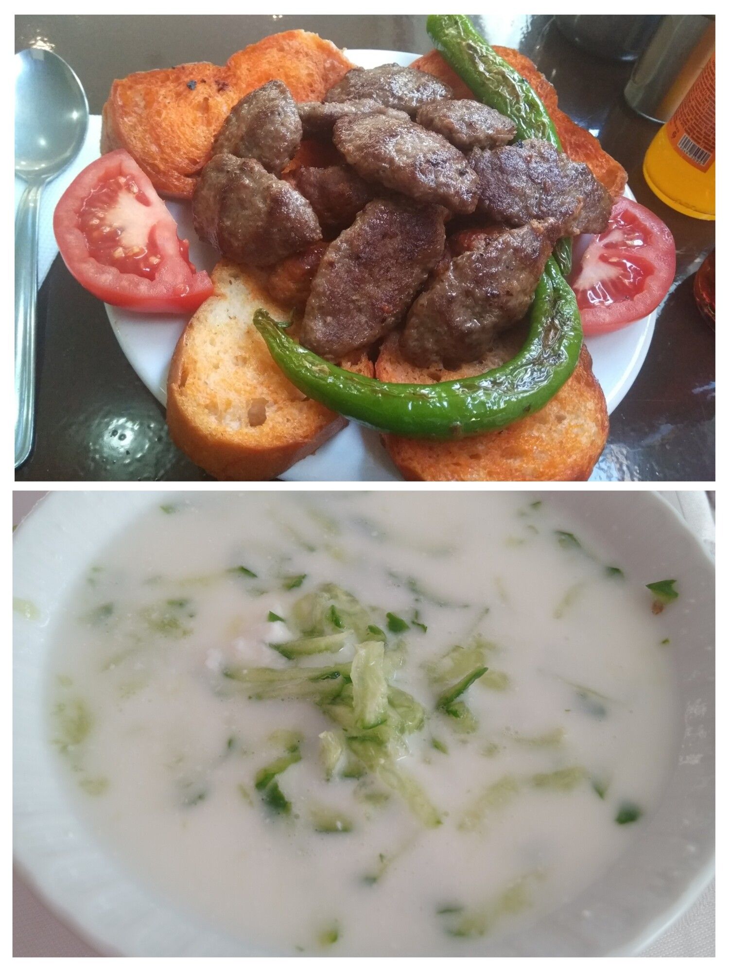 Islama Köfte +yoğurt.salata ile.tatlı hediyeli