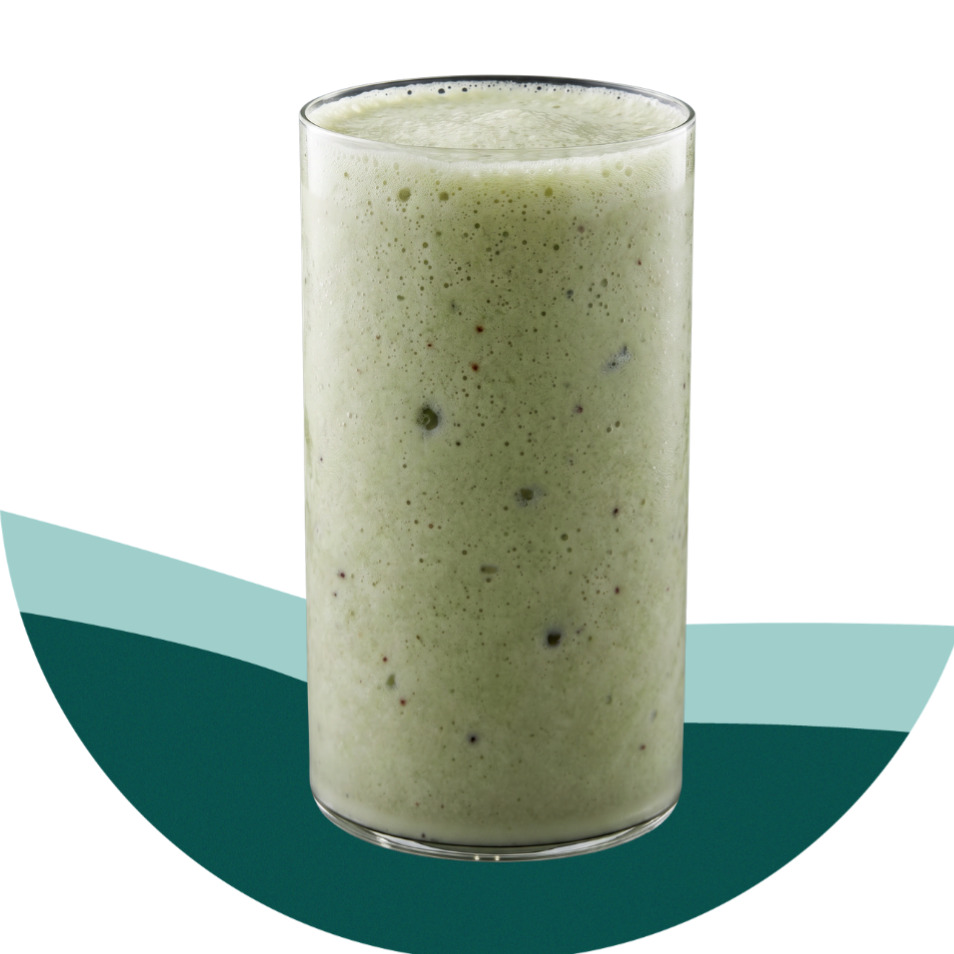 Blueberry Matcha Milkshake