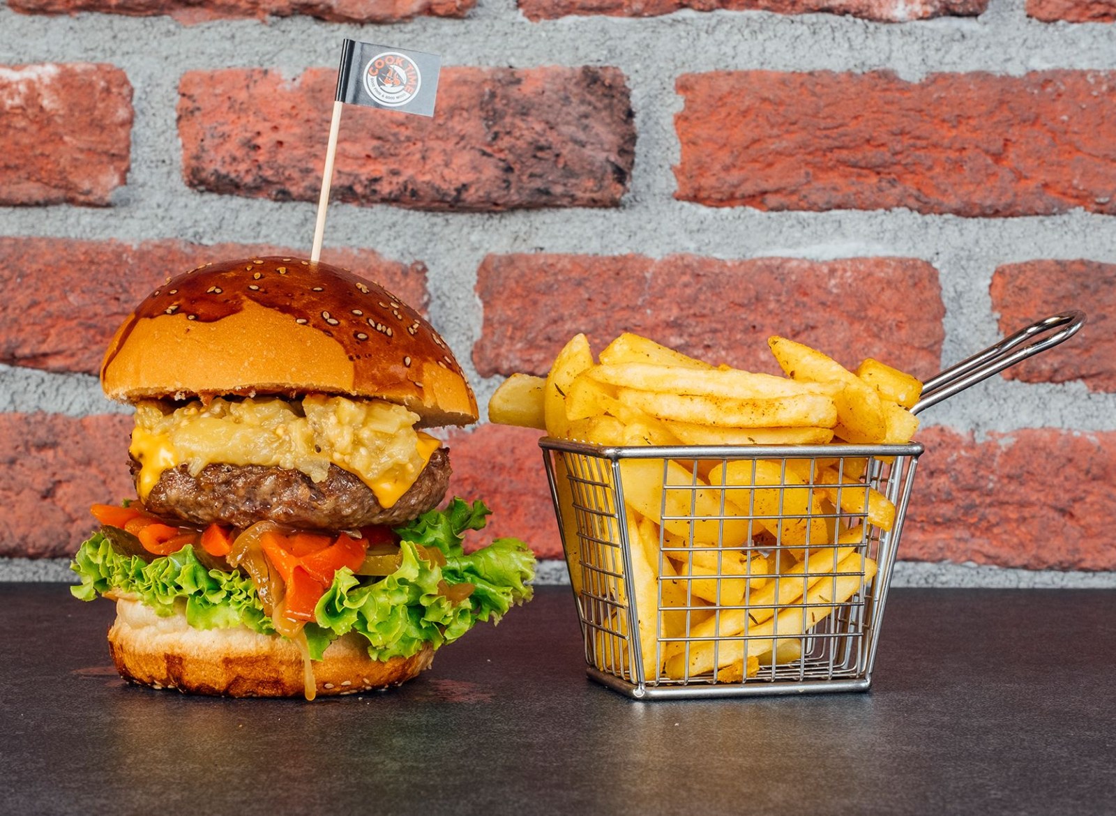 Köz Patlıcan Burger