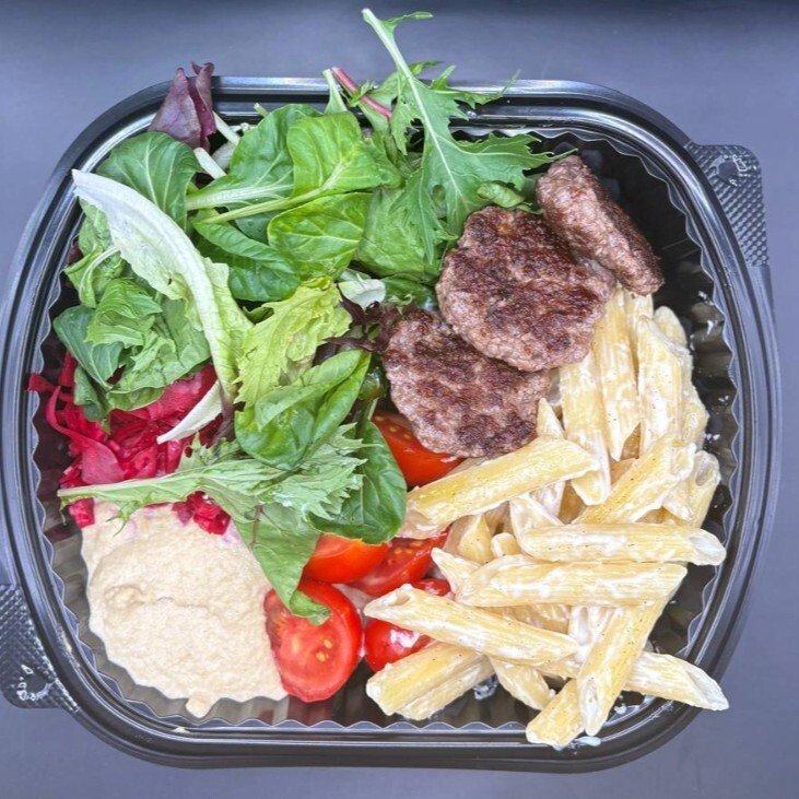 Makarnalı Izgara Köfte Bowl