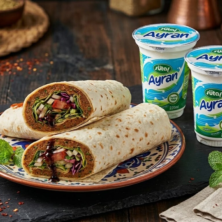2li çiğköfte dürüm 150g Menü 2