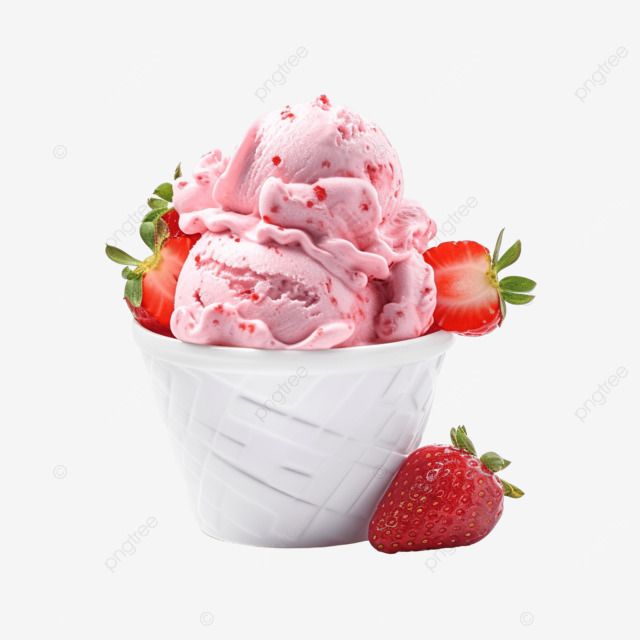 Çilek Sade Dondurma(500 gr)