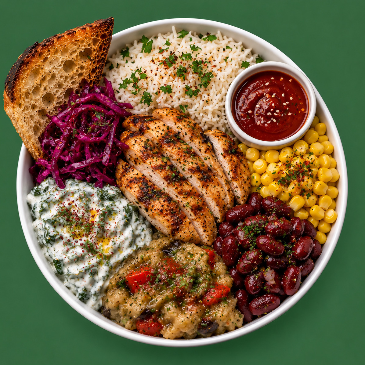 Tatlı Acı Tavuk Bowl