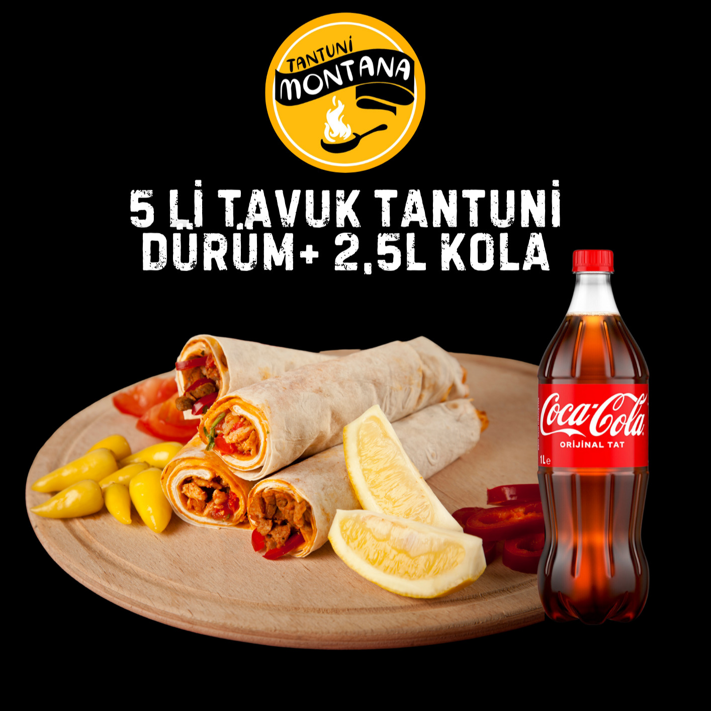 5'Li Tavuk Tantuni Menü