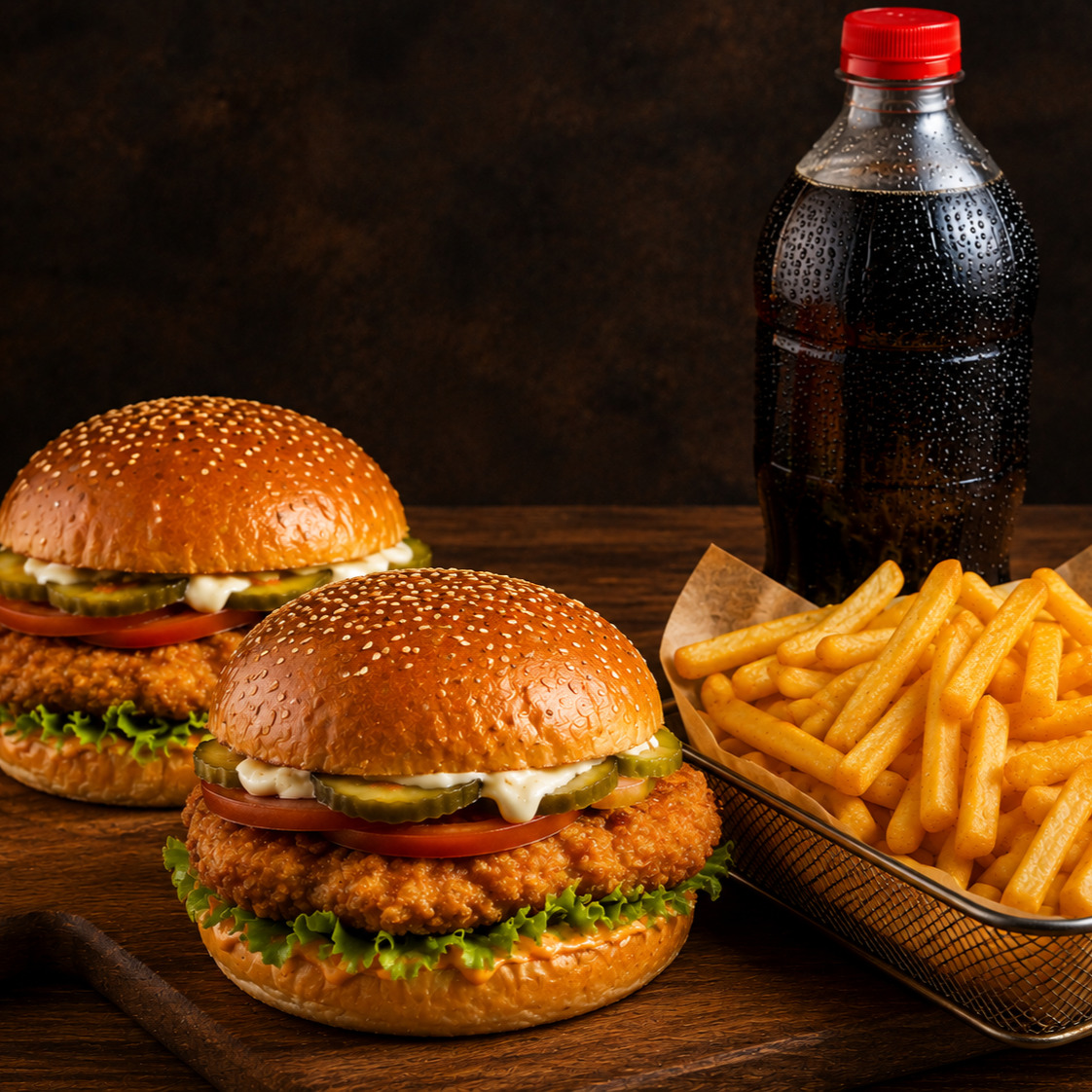 2'li Tavuk Burger Menü