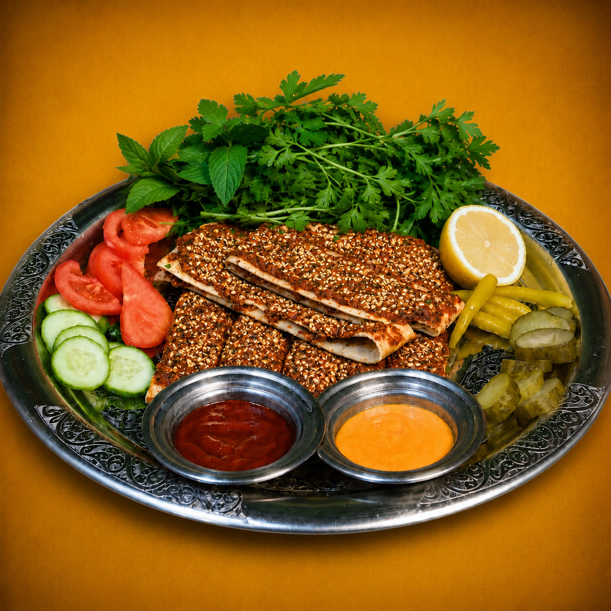 Susamlı Sultan Sarması Çiğ Köfte