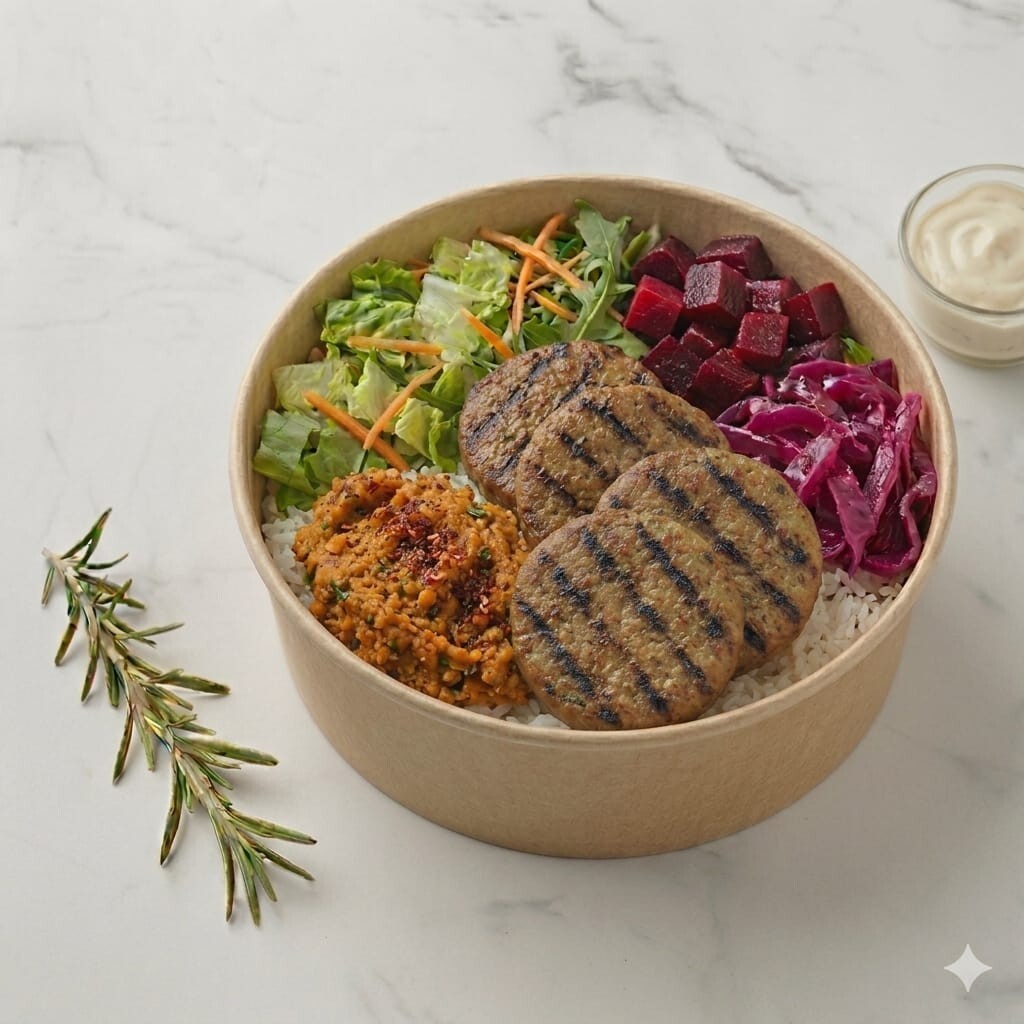 Vegan Köfte Kase