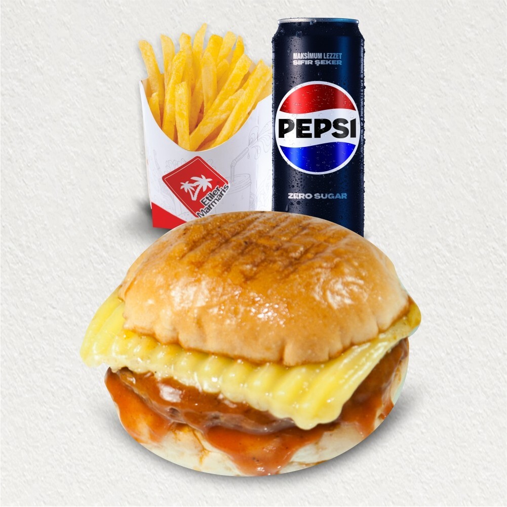 Islak Cheeseburger Menü