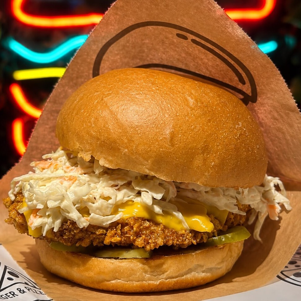Coleslaw Chicken Burger
