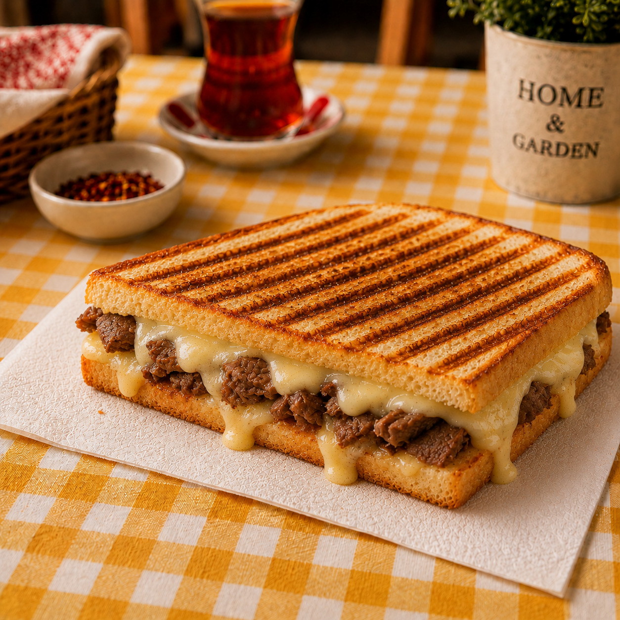 Kavurmalı Tost
