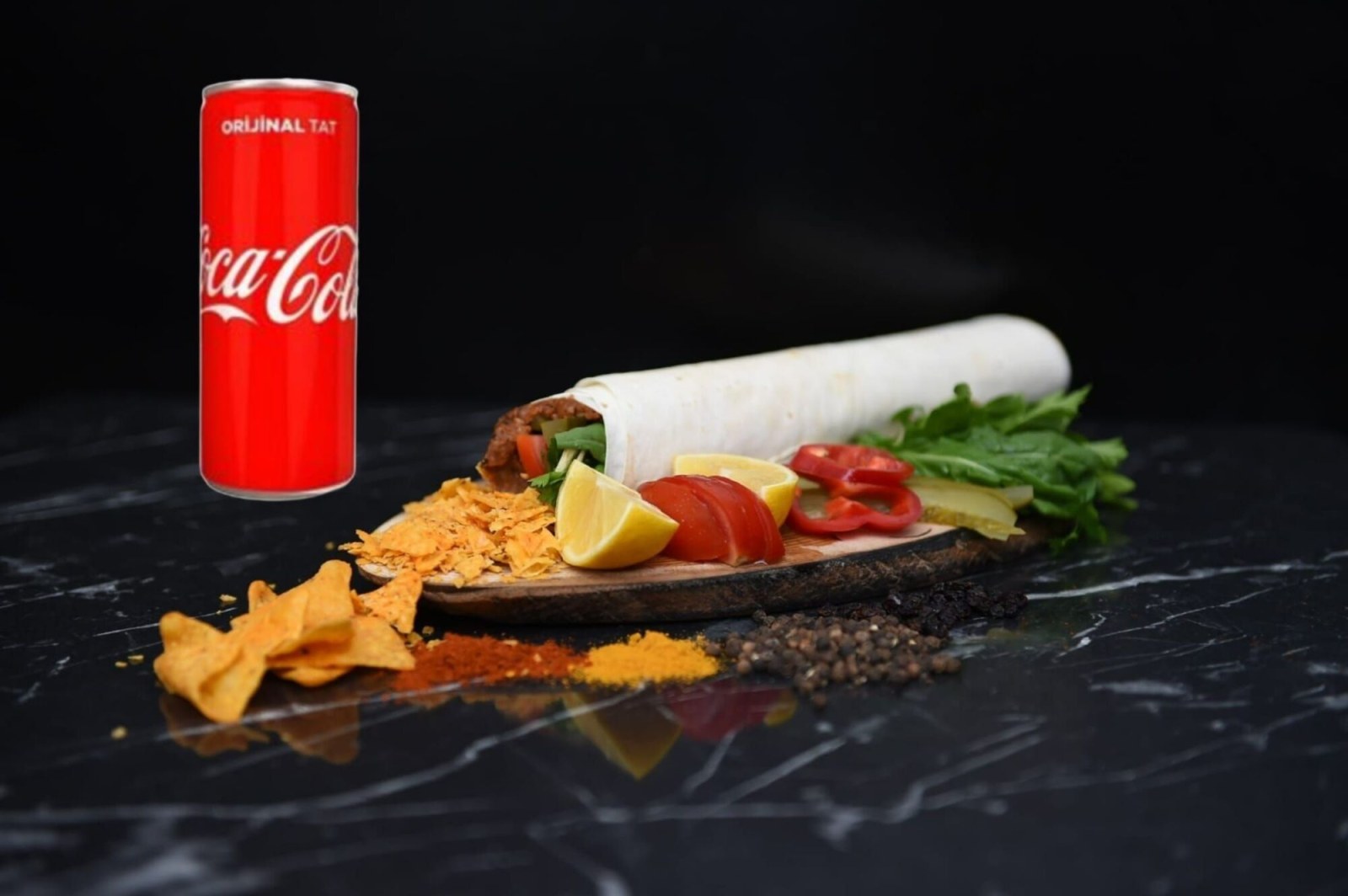En Büyük (Duble) Dürüm + Coca Cola Menü