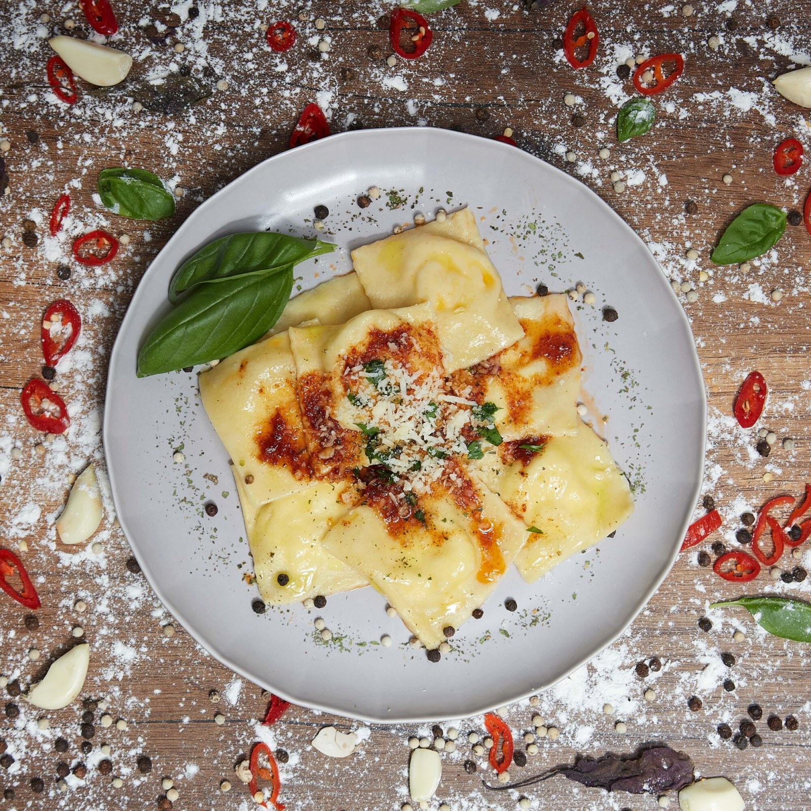 Kıymalı Ravioli +coca cola