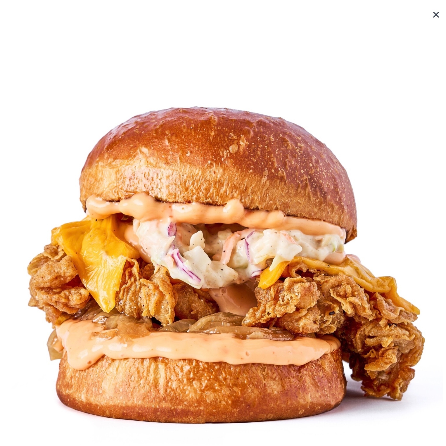 Chili Crush Chicken Burger