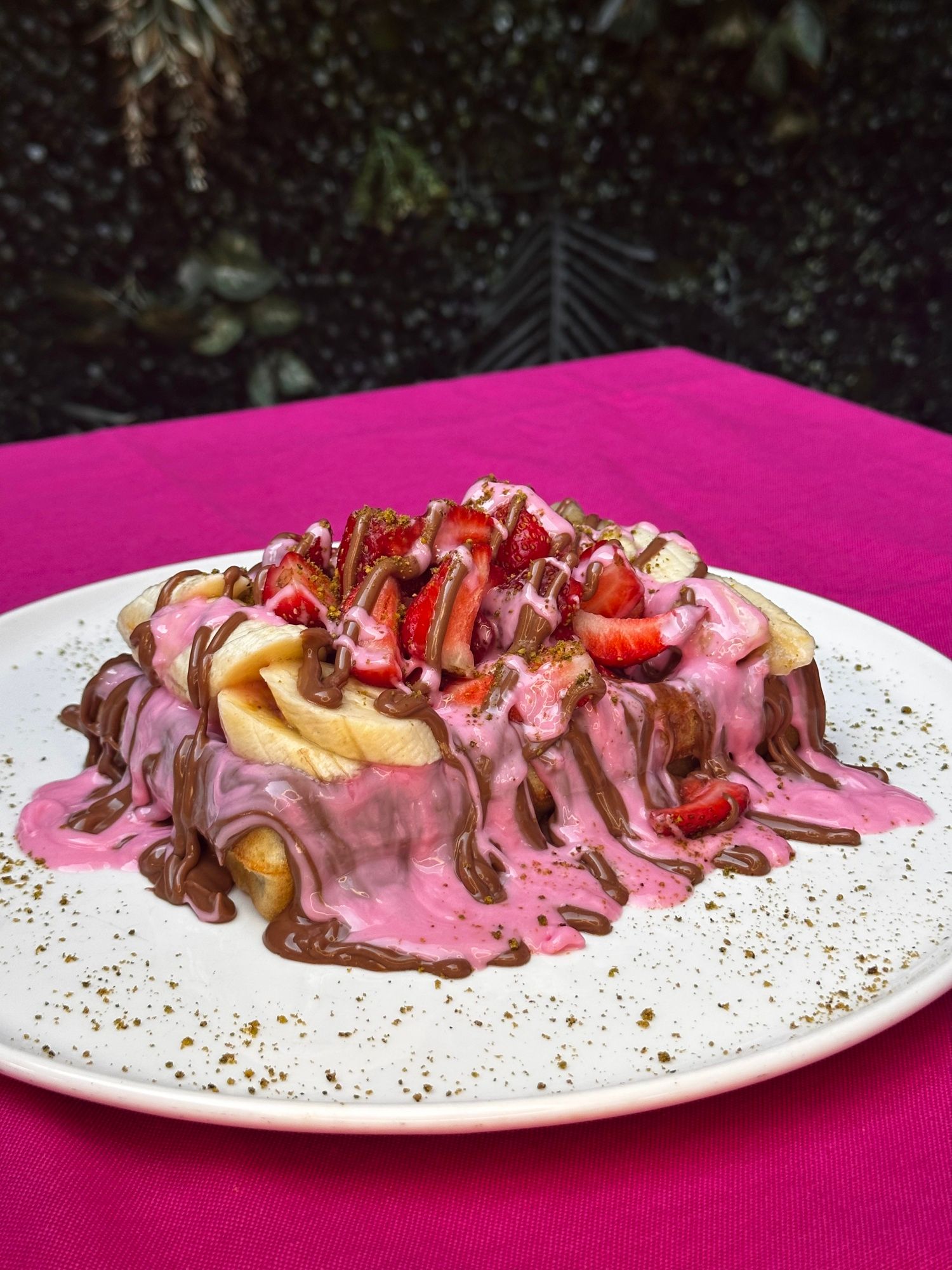 Frambuazlı Waffle