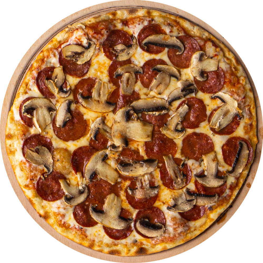 Mantarlı Sucuklu Pizza (Büyük)