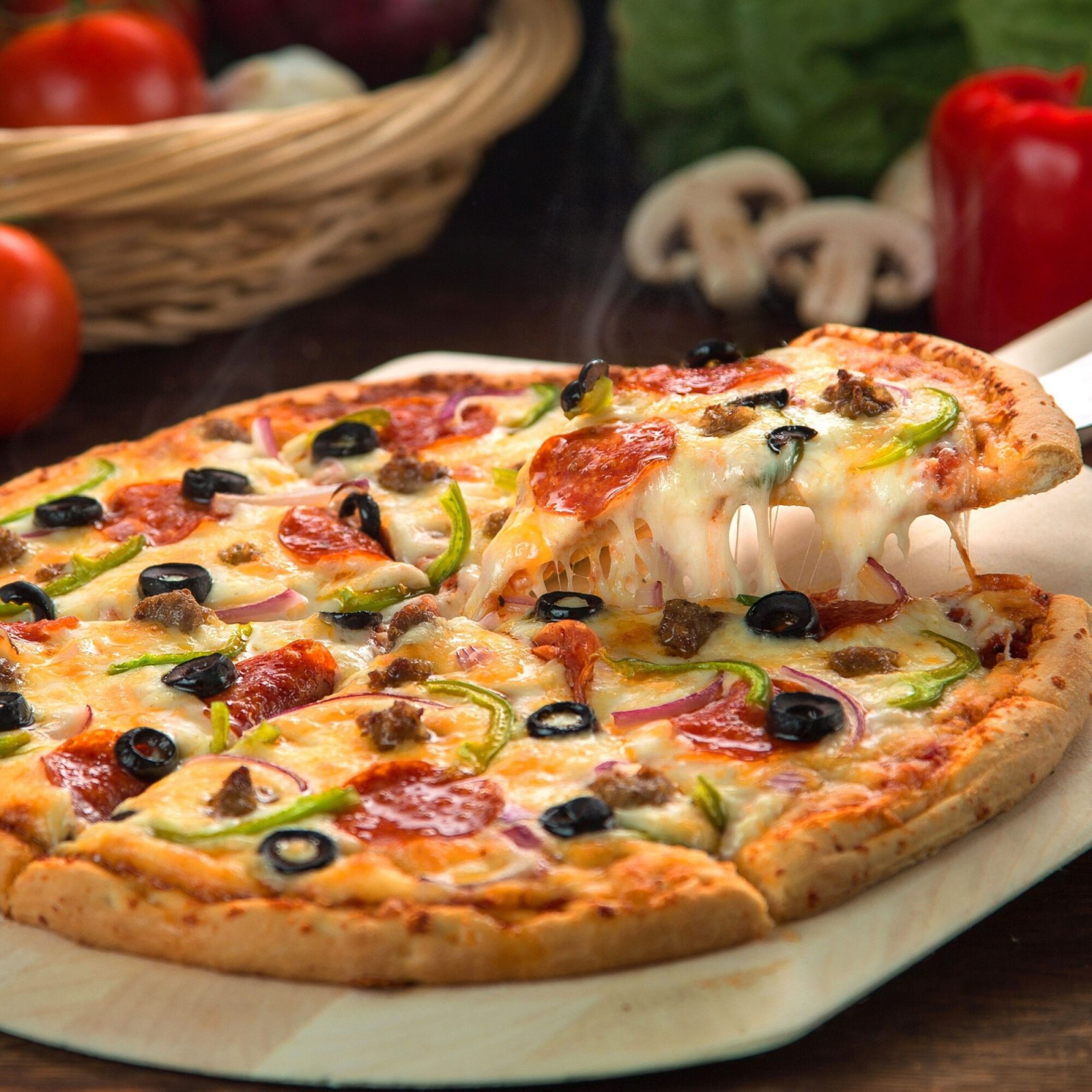 Vejeteryan Pizza (Orta Boy)